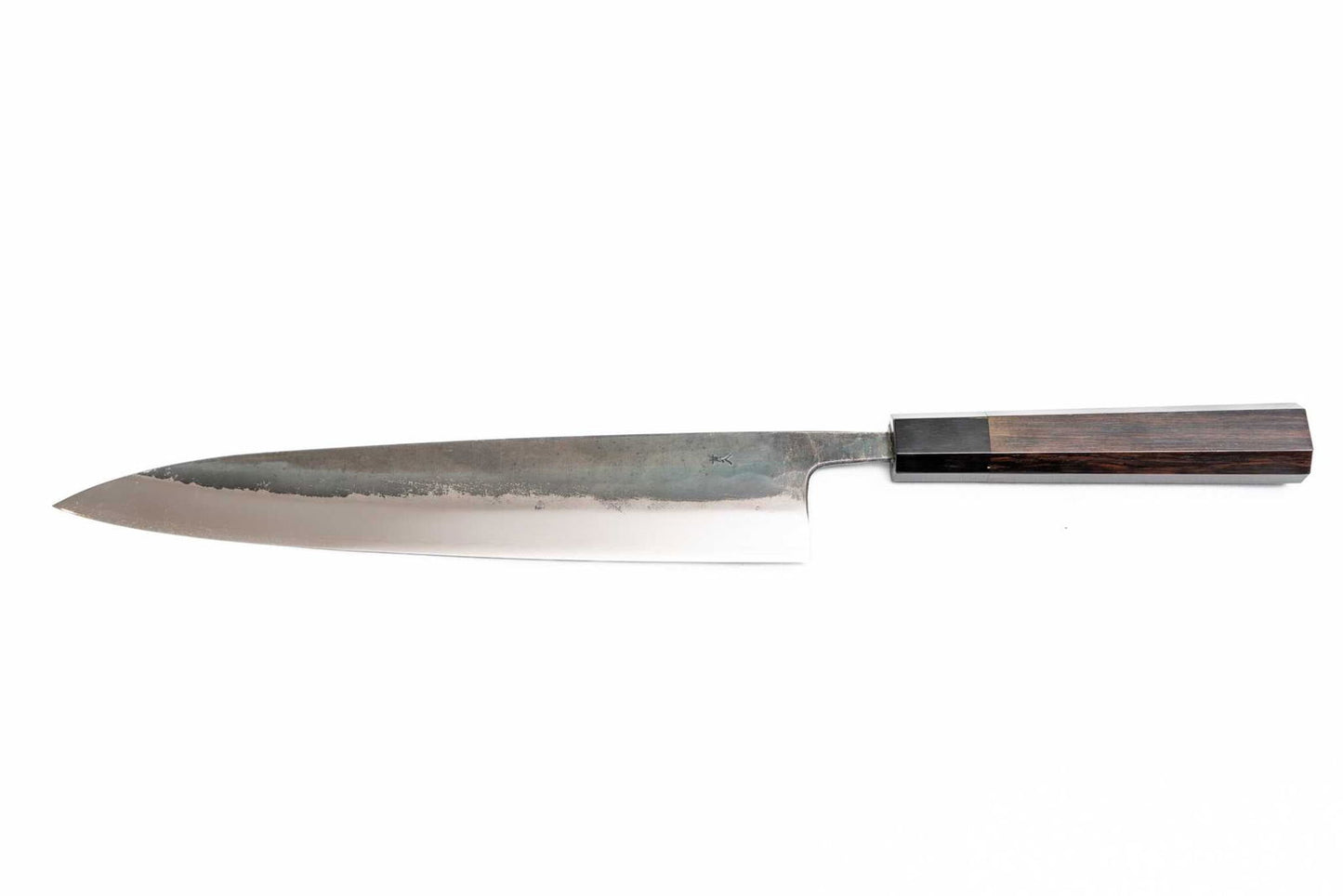 Koujin Hamono Aogami #2 Kurouchi Gyuto, mirror polish 270 mm - Shinobi Industries - - -