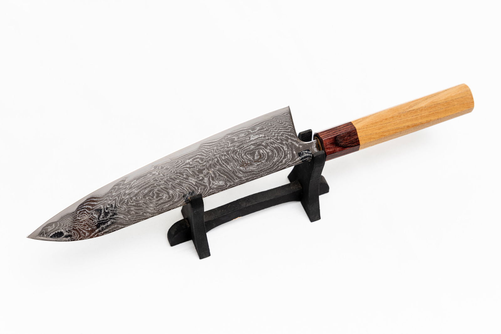Koujin Hamono AUS10 Nickel Damascus Gyuto, 210 mm - Shinobi Industries -  -  - 