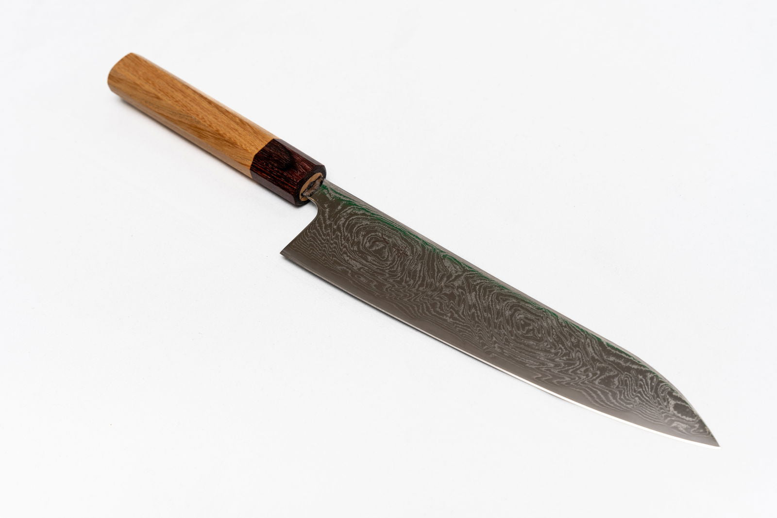 Koujin Hamono AUS10 Nickel Damascus Gyuto, 210 mm - Shinobi Industries -  -  - 
