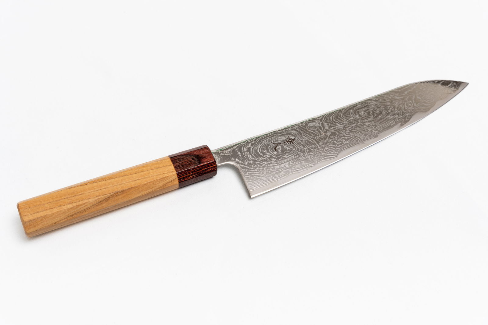 Koujin Hamono AUS10 Nickel Damascus Gyuto, 210 mm - Shinobi Industries -  -  - 