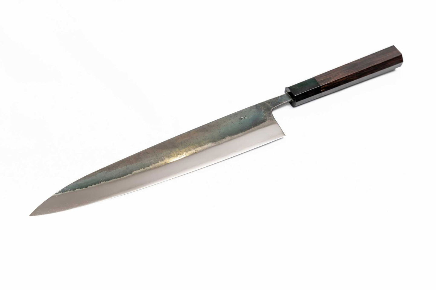 Koujin Hamono Aogami #2 Kurouchi Gyuto, mirror polish 270 mm - Shinobi Industries -  -  - 