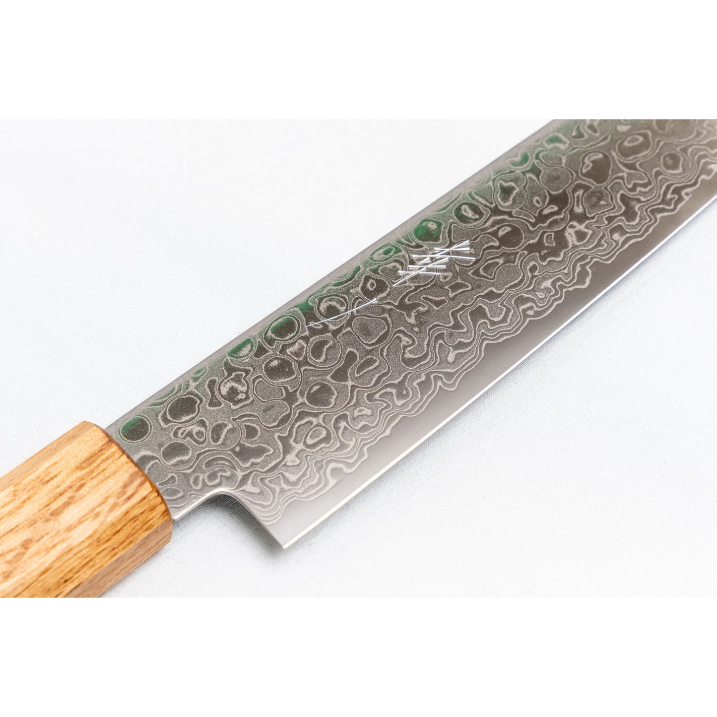 Koujin Hamono ZA-18 Damascus Sujihiki, 240 mm - Shinobi Industries -  -  - 
