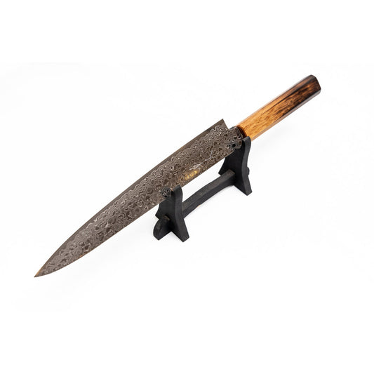Koujin Hamono ZA-18 Damascus Sujihiki, 240 mm - Shinobi Industries -  -  - 