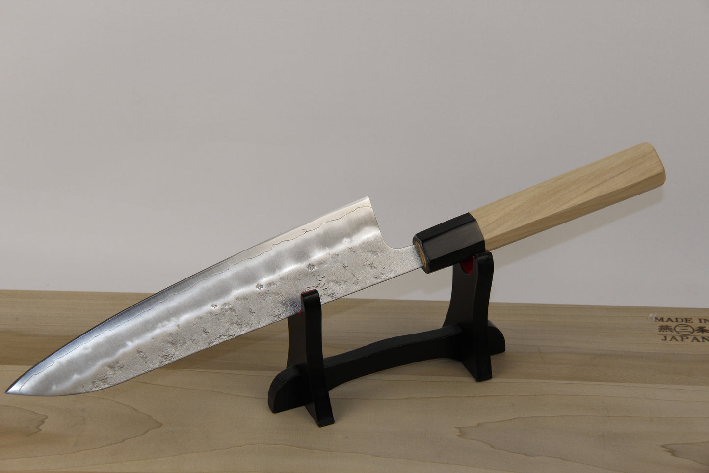 Shinobi Industries Ginsan (銀三) Nashiji Gyuto, 210 mm