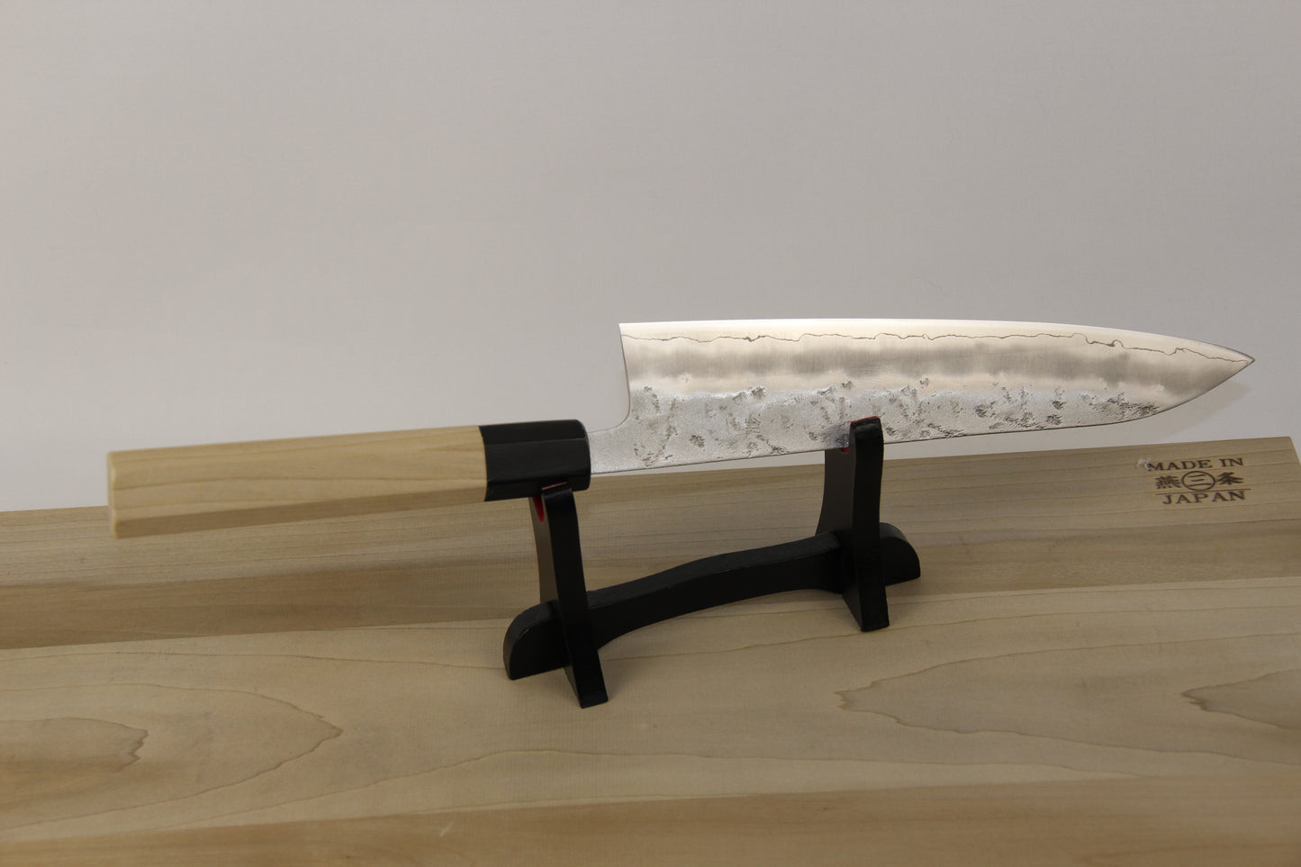 Shinobi Industries Ginsan (銀三) Nashiji Gyuto, 210 mm