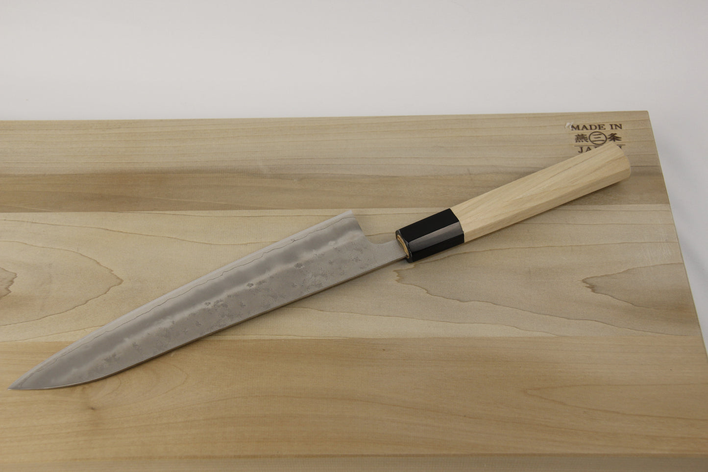 Shinobi Industries Ginsan (銀三) Nashiji Gyuto, 210 mm