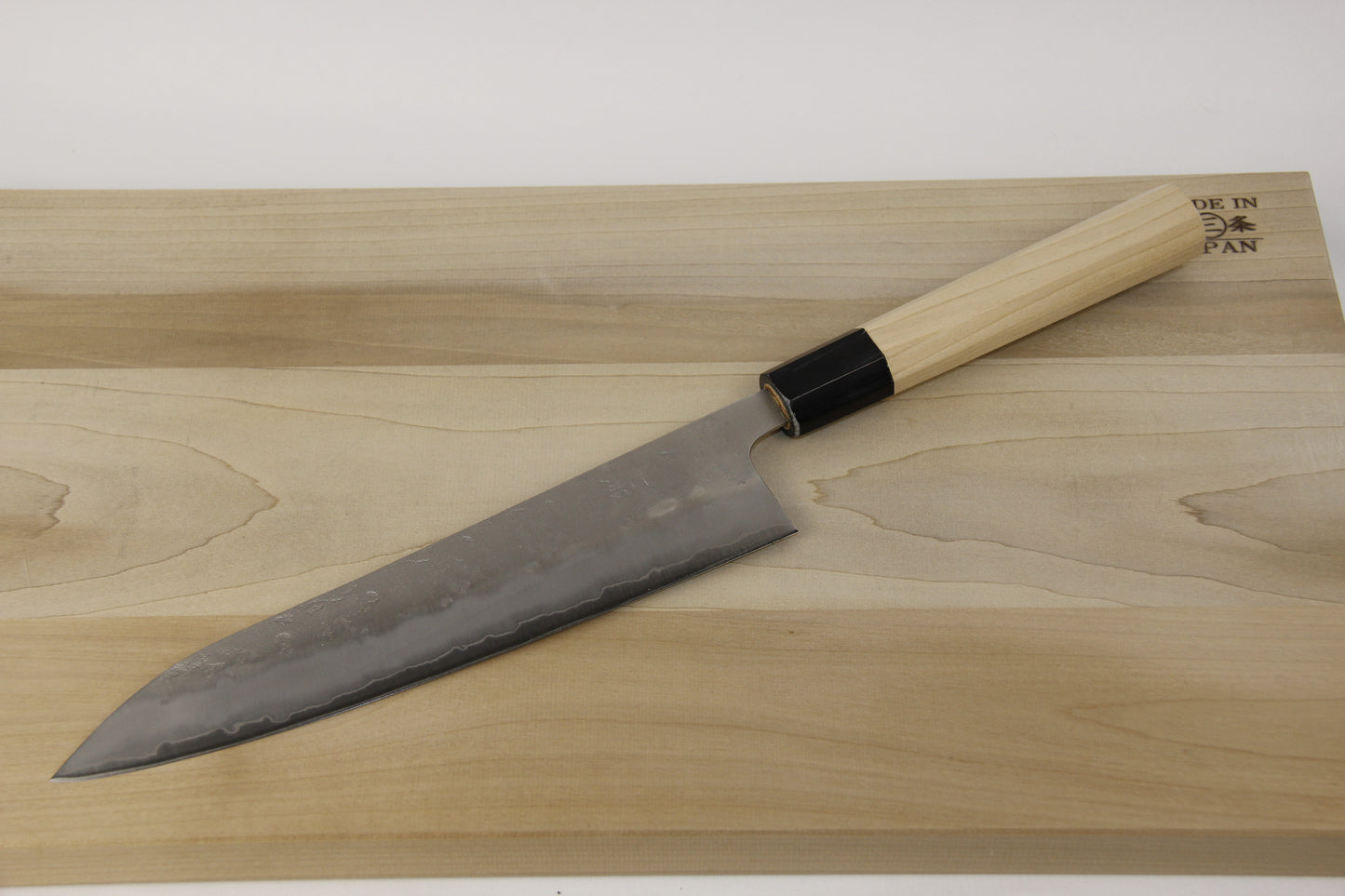 Shinobi Industries Ginsan (銀三) Nashiji Gyuto, 210 mm