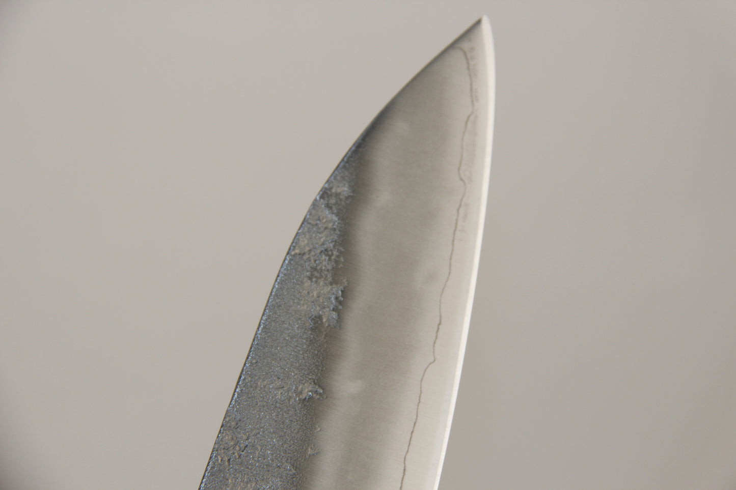 Shinobi Industries Ginsan (銀三) Nashiji Gyuto, 210 mm