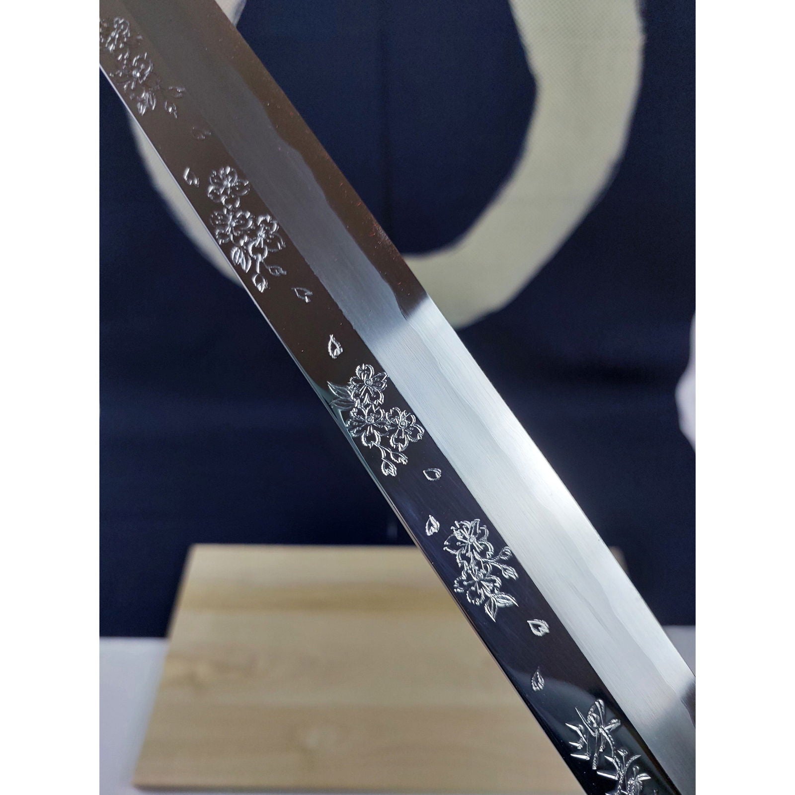 Sakai Takayuki/Michiko Kubota Shirogami #1 Sakimaru Takohiki, Sakura, 300 mm - Shinobi Industries -  -  - 