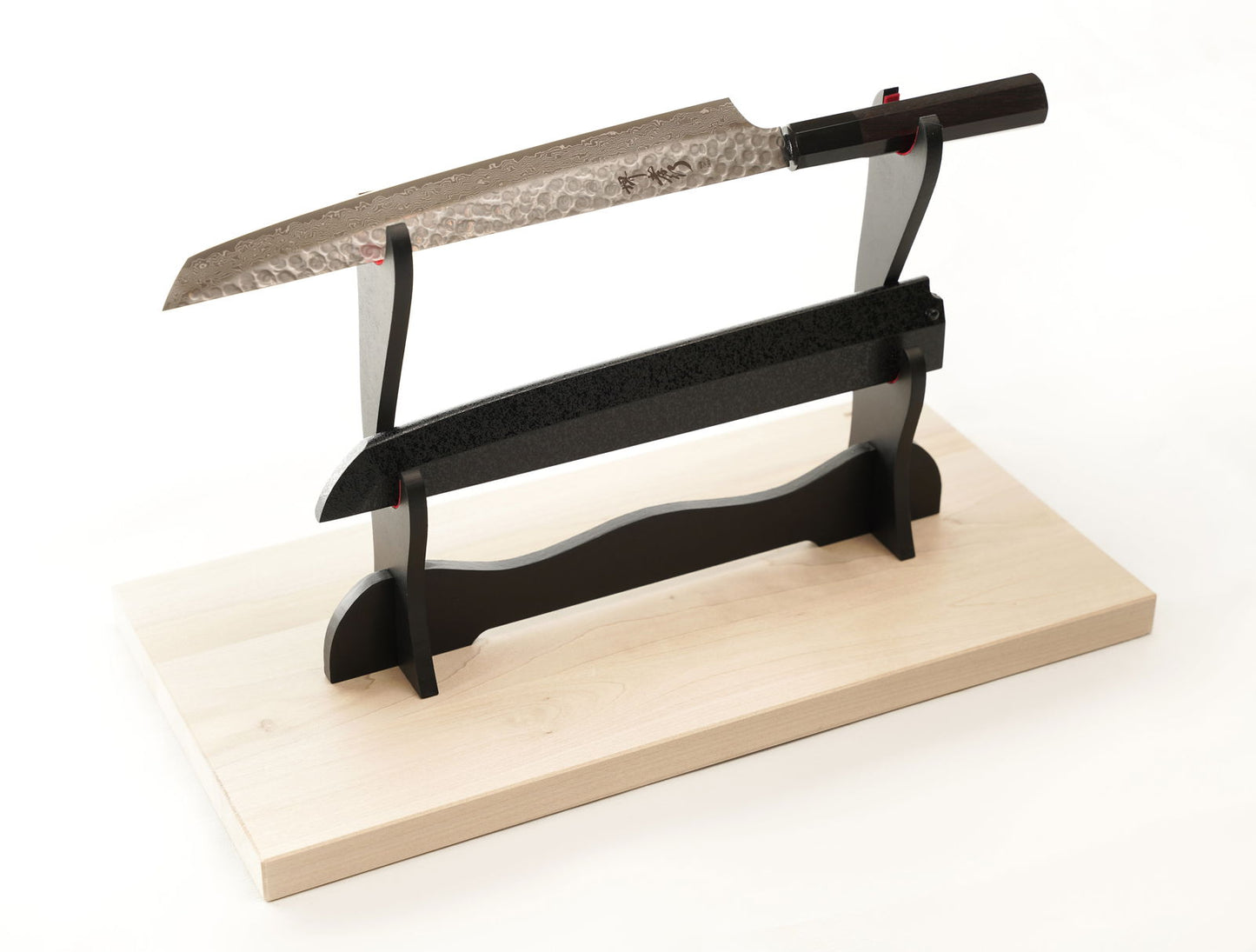 Sakai Takayuki AUS10 45 layer Damascus Genbu Sujihiki, 300 mm - Shinobi Industries -  -  - 