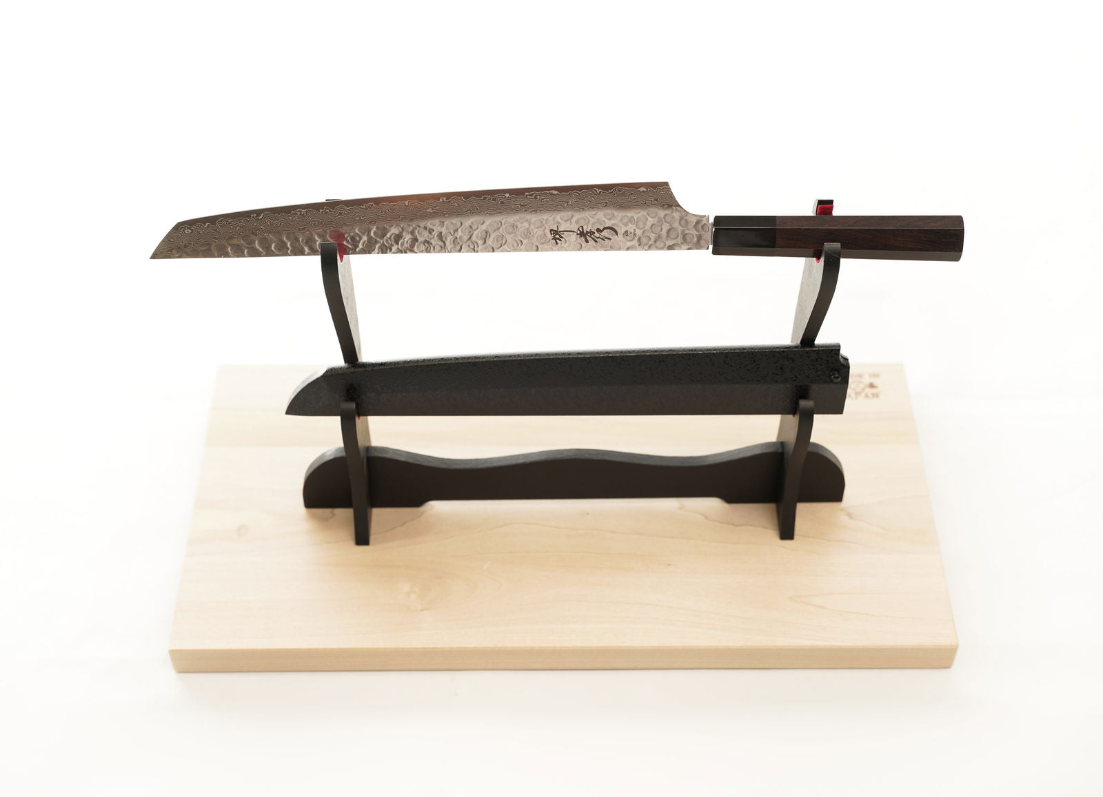 Sakai Takayuki AUS10 45 layer Damascus Genbu Sujihiki, 300 mm - Shinobi Industries -  -  - 