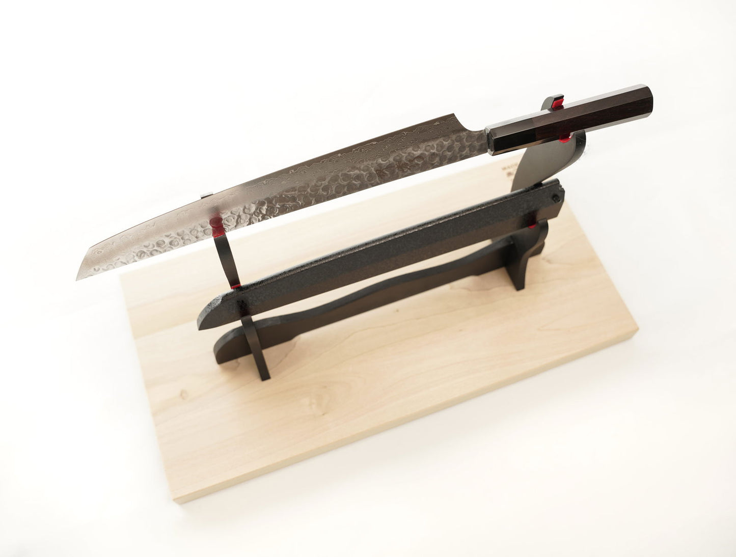 Sakai Takayuki AUS10 45 layer Damascus Genbu Sujihiki, 300 mm - Shinobi Industries -  -  - 