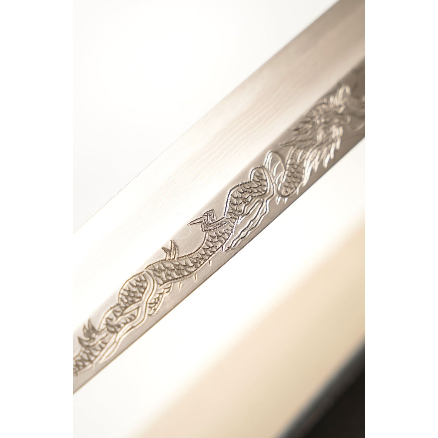 Sakai Takayuki, Doi Itsuo/Michiko Kubota Aogami #2 Damascus Yanagiba, Year of the Dragon, 270 mm - Shinobi Industries -  -  - 