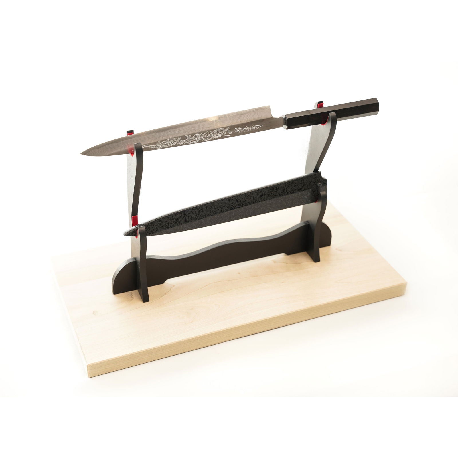 Sakai Takayuki, Doi Itsuo/Michiko Kubota Aogami #2 Damascus Yanagiba, Year of the Dragon, 270 mm - Shinobi Industries -  -  - 