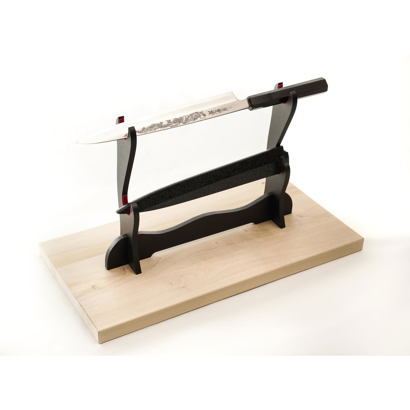 Sakai Takayuki, Doi Itsuo/Michiko Kubota Aogami #2 Damascus Yanagiba, Year of the Dragon, 270 mm - Shinobi Industries -  -  - 